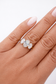 5.5ctw Oval Trilogy Engagement Ring