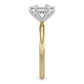 2ct E VS1 Lab Diamond Classic Solitaire Round 6 Prongs Gallery Rail 2mm Band