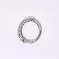 Shared Prong Wedding Ring Bubble Band Lab Diamonds