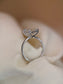5ct Lab Emerald Cut Solitaire White Gold Engagement Ring