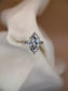 5ct Lab Marquise Solitaire White Gold Engagement Ring