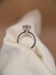 5ct Lab Marquise Solitaire White Gold Engagement Ring