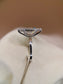 5ct Lab Marquise Solitaire White Gold Engagement Ring