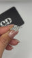 Oval accented side stone lab engagement ring