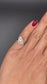 Lab Diamond Tilted Pear Engagement Ring 18K White Gold 4ct